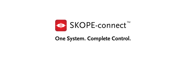 SKOPE connect  logo catchphrase banner